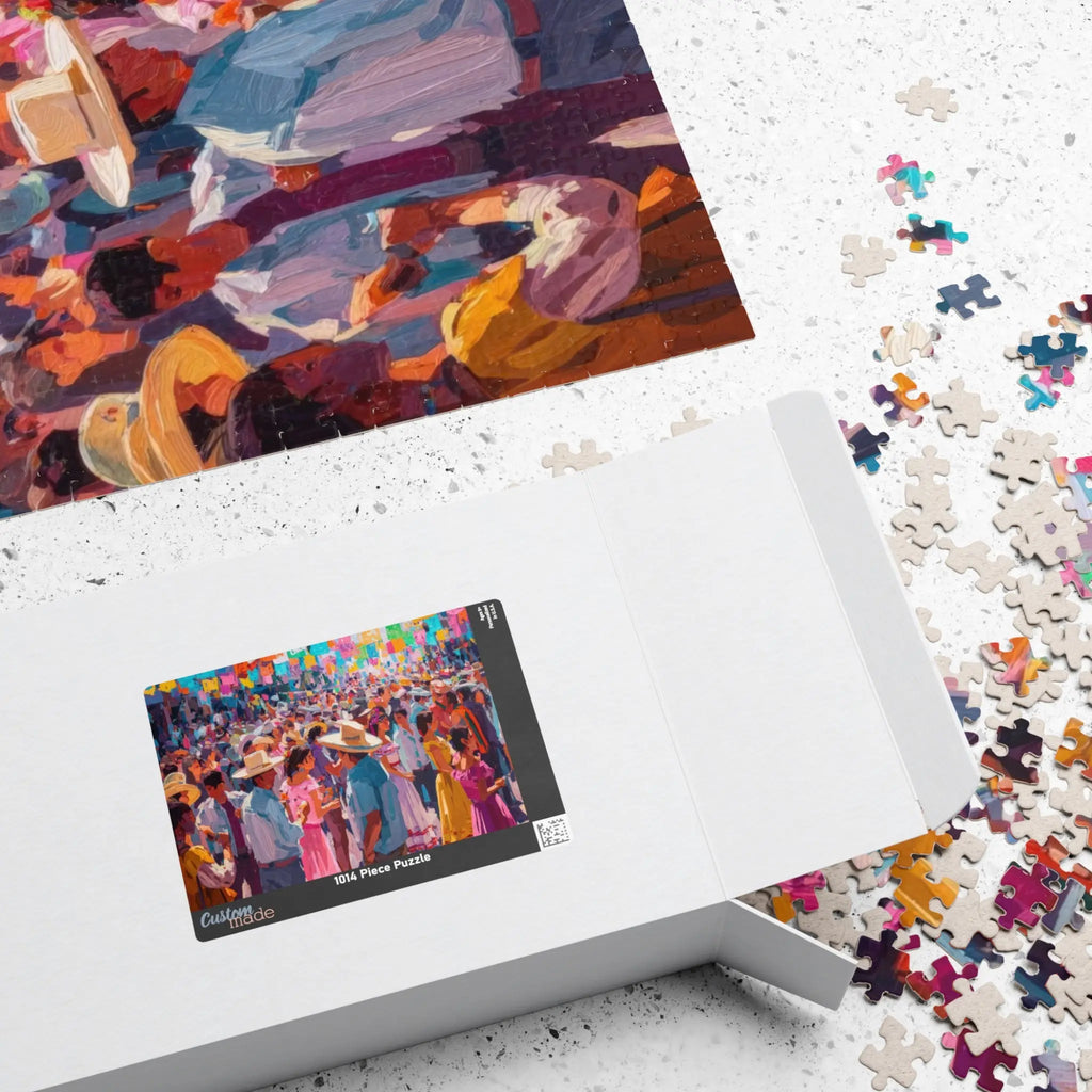 Jigsaw Puzzle: Day of the Dead Celebration - Jigsaw Puzzle Studios - Box