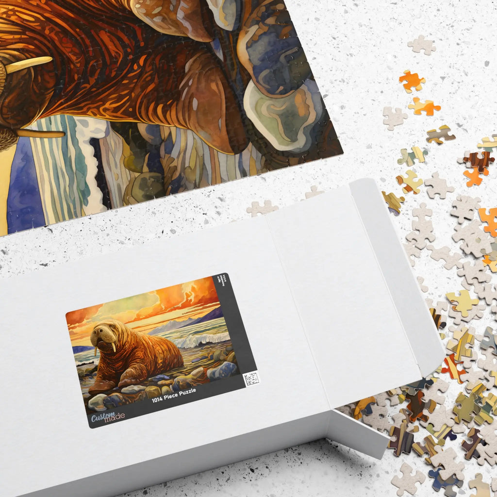 Jigsaw Puzzle: Walrus Ocean View - Jigsaw Puzzle Studios - Box