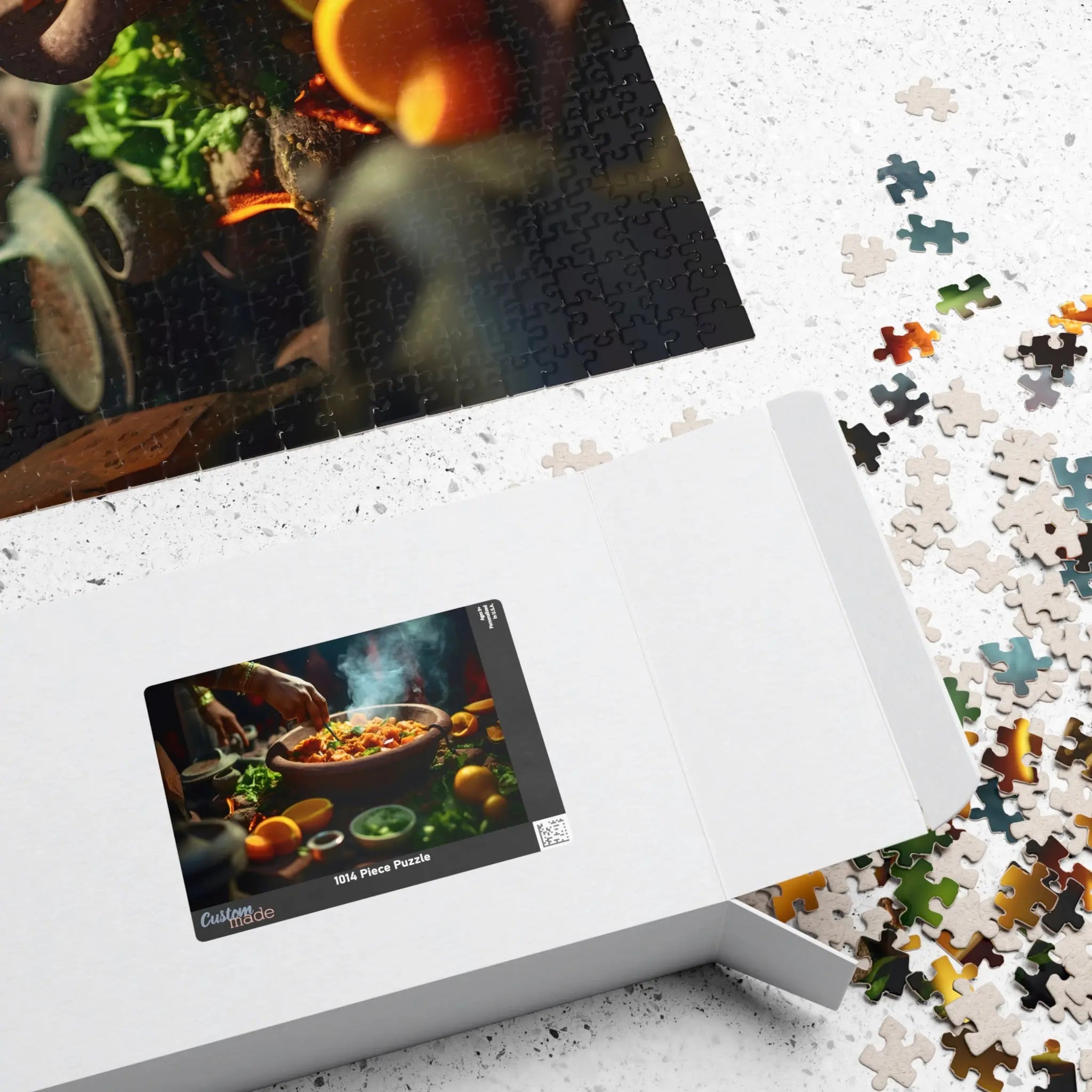 Jigsaw Puzzle: Cooking Moroccan - Jigsaw Puzzle Studios - Box