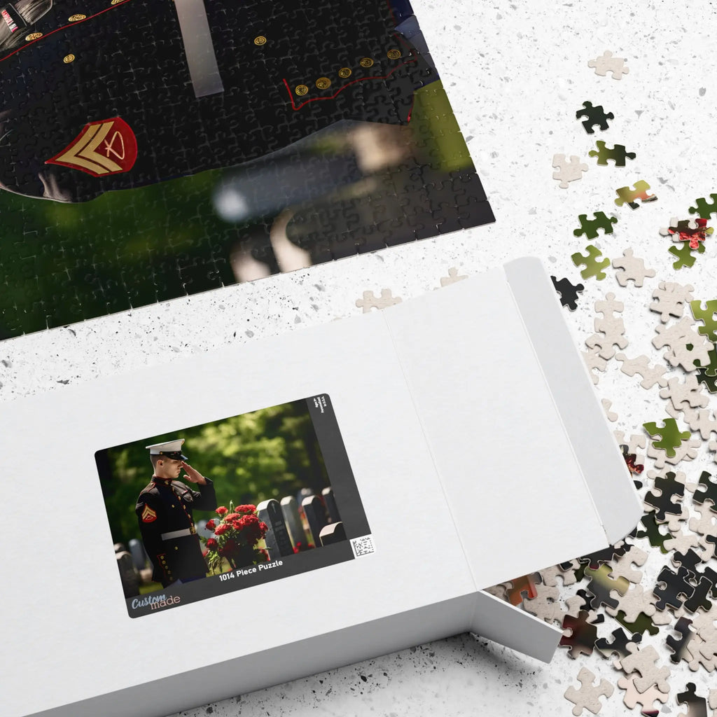 Customizable Jigsaw Puzzle: Honor at Arlington - Jigsaw Puzzle Studios - Box
