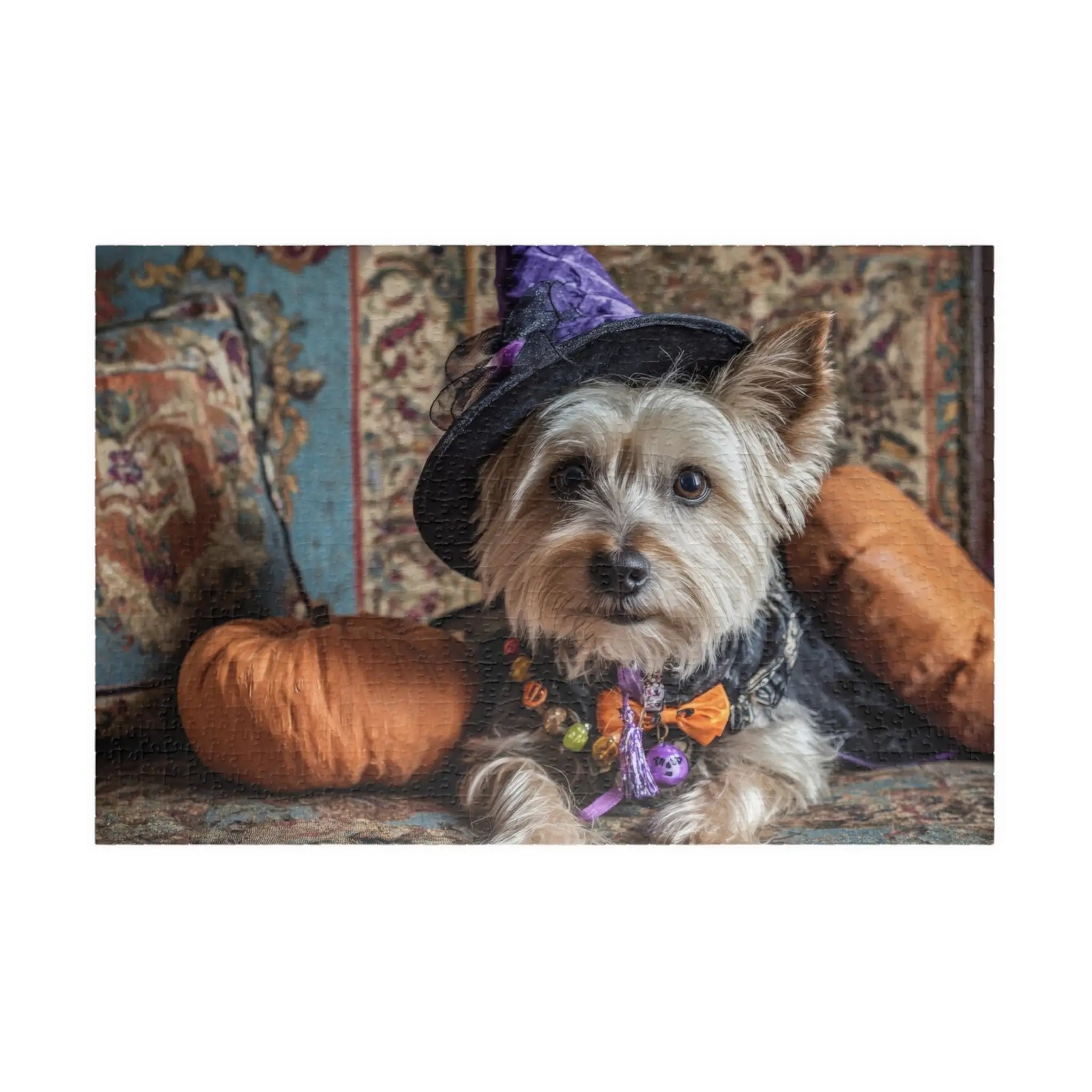 Customizable Jigsaw Puzzle: Witchy Yorkie - Jigsaw Puzzle Studios - Main
