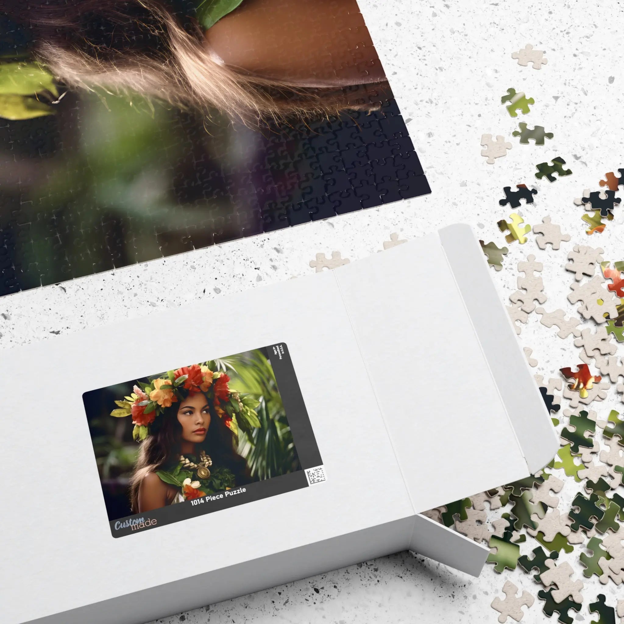 Customizable Jigsaw Puzzle: Woman in Hawaii in 1959 - Jigsaw Puzzle Studios - Box