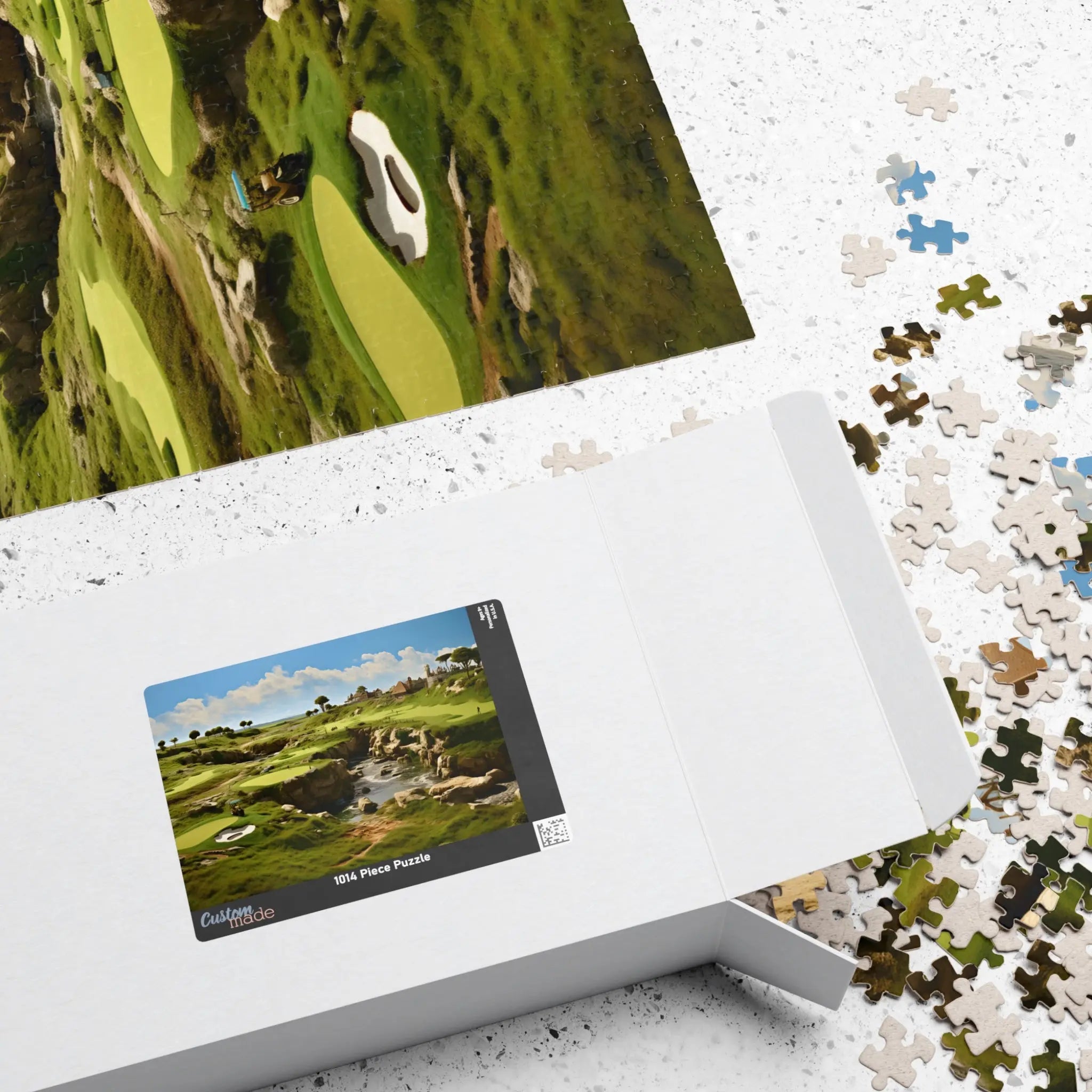 Jigsaw Puzzle: Imagining Golf - Jigsaw Puzzle Studios - Box