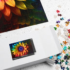 Jigsaw Puzzle: Sunflower Rainbow - Jigsaw Puzzle Studios - Box