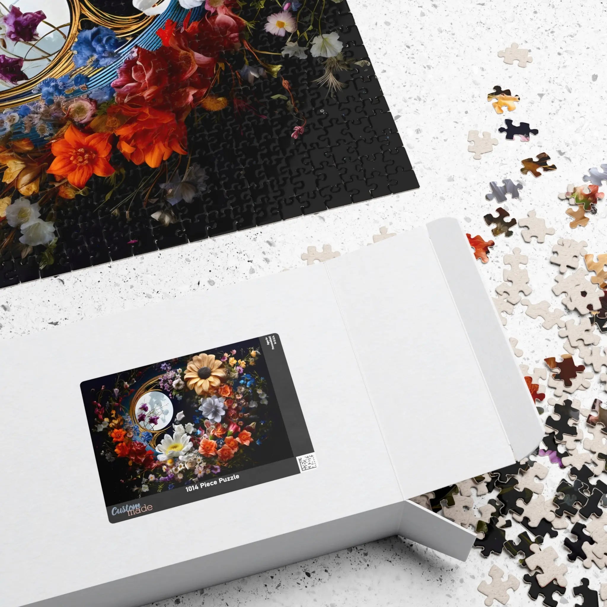 Jigsaw Puzzle: Flowers at Night - Jigsaw Puzzle Studios - Box