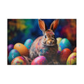 Jigsaw Puzzle: Easter Bunny & Colorful Eggs - Jigsaw Puzzle Studios - Main