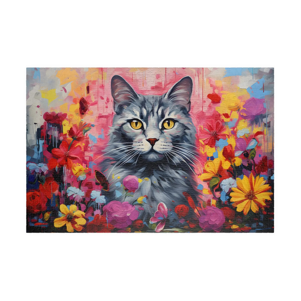 Customizable Jigsaw Puzzle: Dali Cat - Jigsaw Puzzle Studios - Main