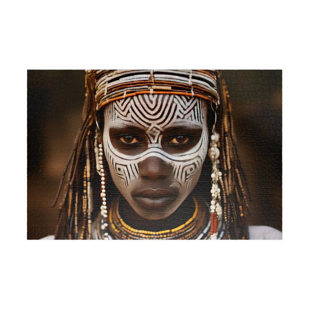 Customizable Jigsaw Puzzle: Ethiopian Mursi Woman - Jigsaw Puzzle Studios - Main