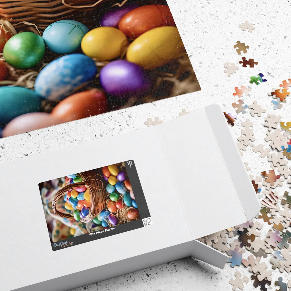 Jigsaw Puzzle: Easter Basket Overfill - Jigsaw Puzzle Studios - Box