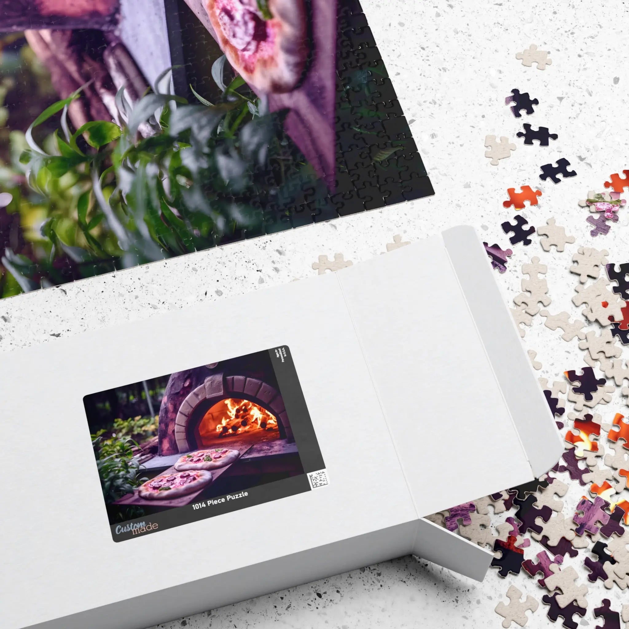 Jigsaw Puzzle: Making Pizza - Jigsaw Puzzle Studios - Box