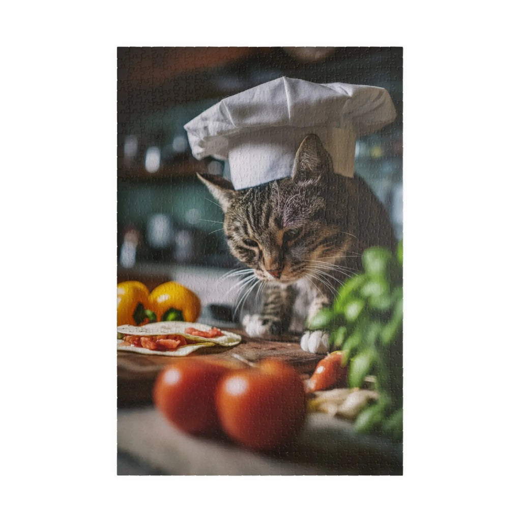 Customizable Jigsaw Puzzle: Masterful Chef Cat - Jigsaw Puzzle Studios - Main