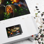 Jigsaw Puzzle: Cooking Middle Eastern - Jigsaw Puzzle Studios - Box