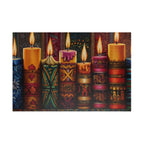 Jigsaw Puzzle: Kwanzaa Candlelight Mosaic - Jigsaw Puzzle Studios - Main