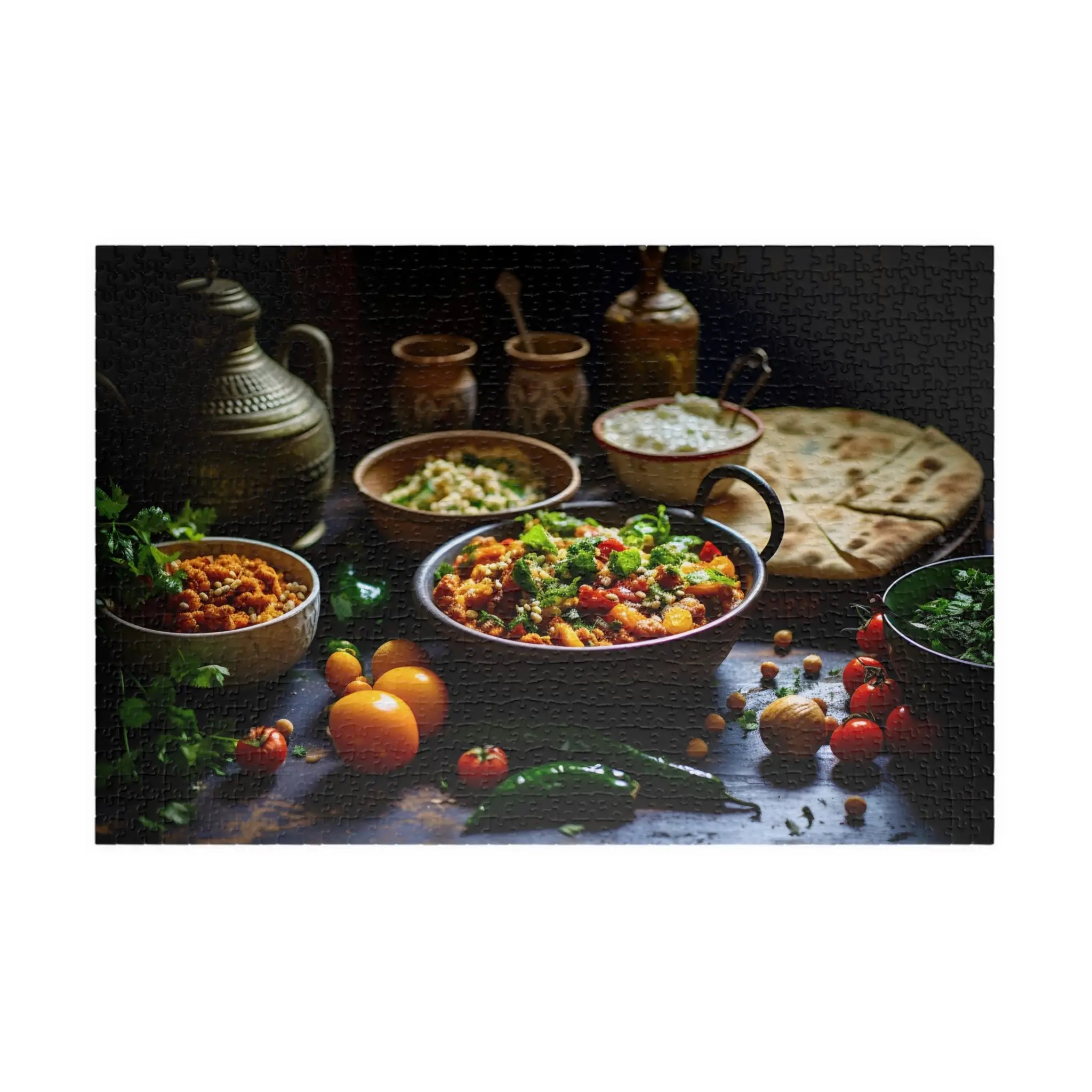 Jigsaw Puzzle: Cooking Middle Eastern - Jigsaw Puzzle Studios - Main