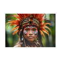 Customizable Jigsaw Puzzle: Huli Wigman Woman from Papua New Guinea - Jigsaw Puzzle Studios - Main