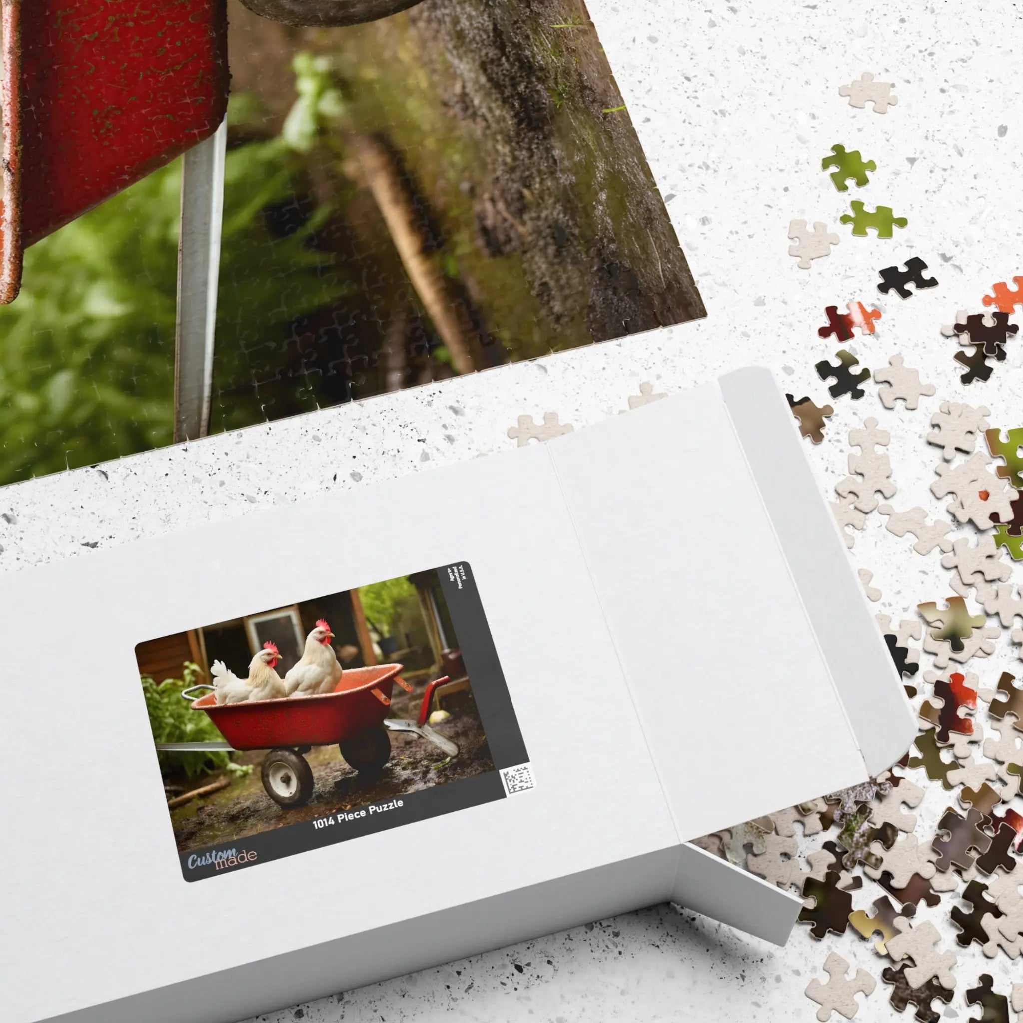 Jigsaw Puzzle: The Red Wheelbarrow - Jigsaw Puzzle Studios - Box