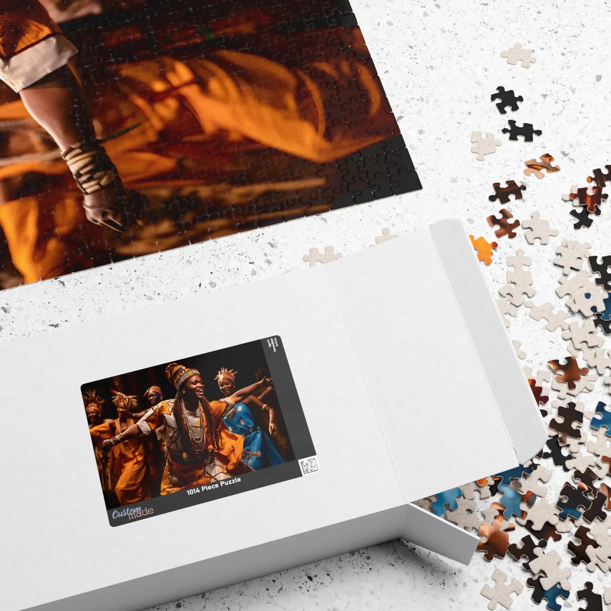 Jigsaw Puzzle: Yoruba Ceremonial Dance - Jigsaw Puzzle Studios - Box