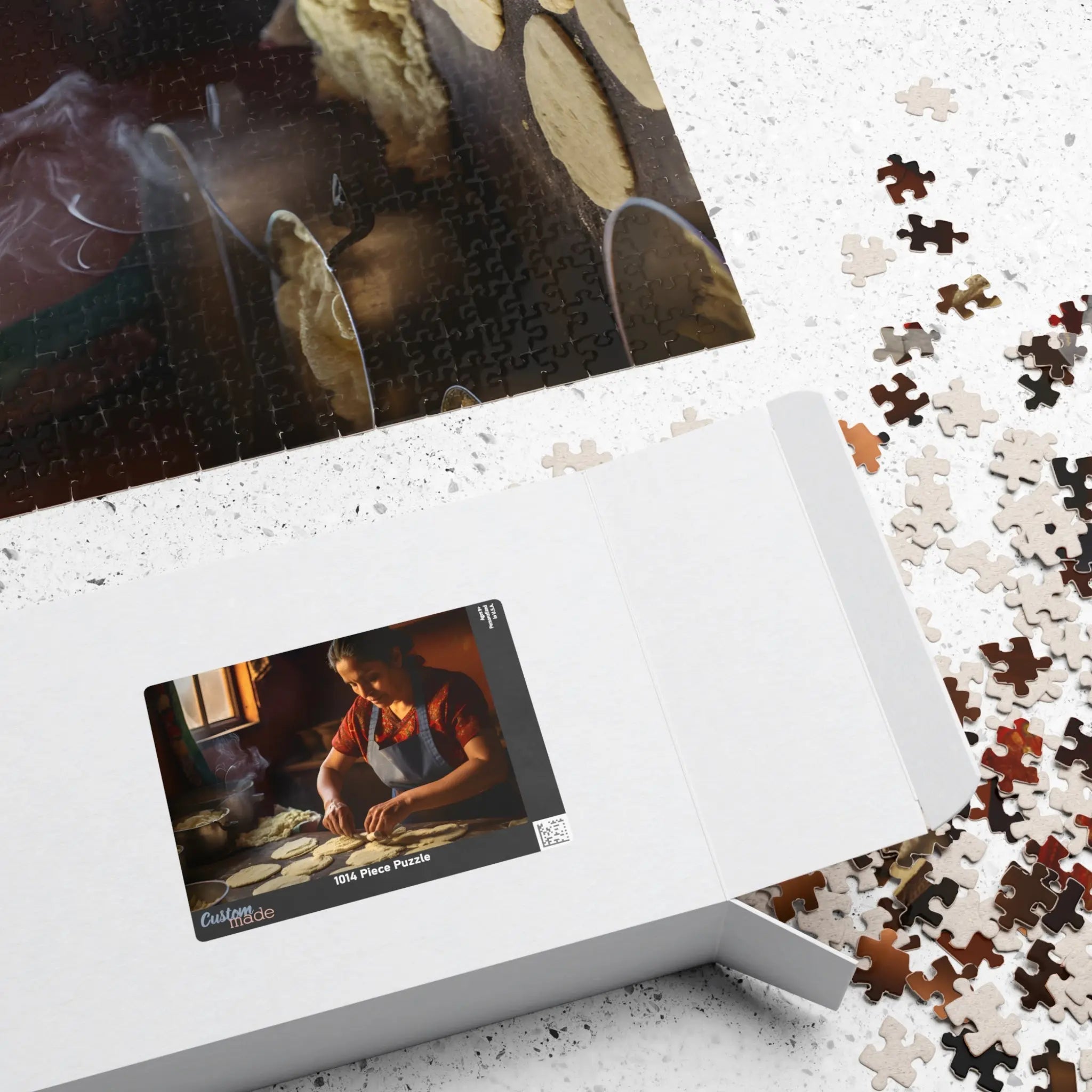 Customizable Jigsaw Puzzle: Traditional Tortillas - Jigsaw Puzzle Studios - Box