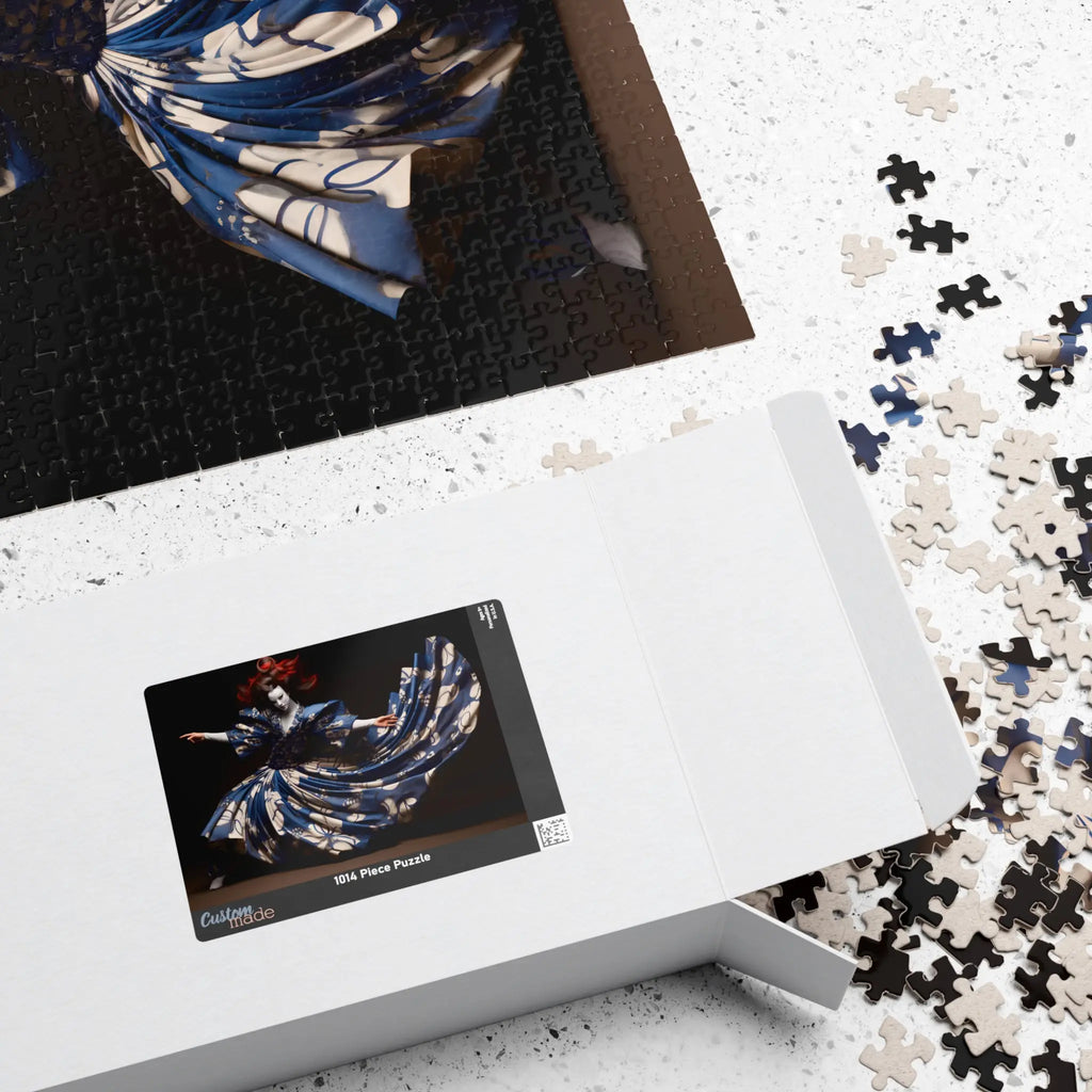 Jigsaw Puzzle: Kabuki Dancer in Blue - Jigsaw Puzzle Studios - Box