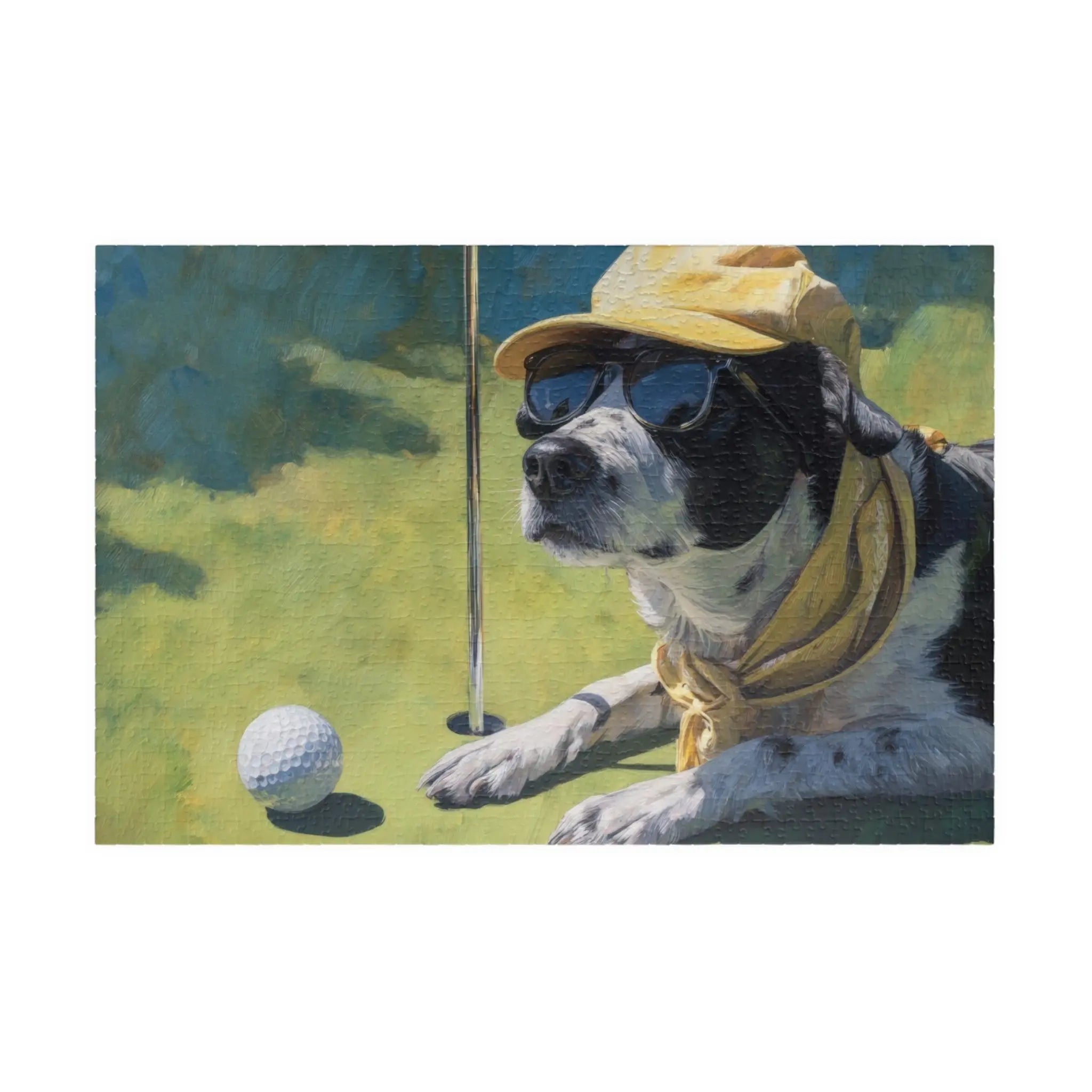 Customizable Jigsaw Puzzle: Unusual Golf Caddy - Jigsaw Puzzle Studios - Main