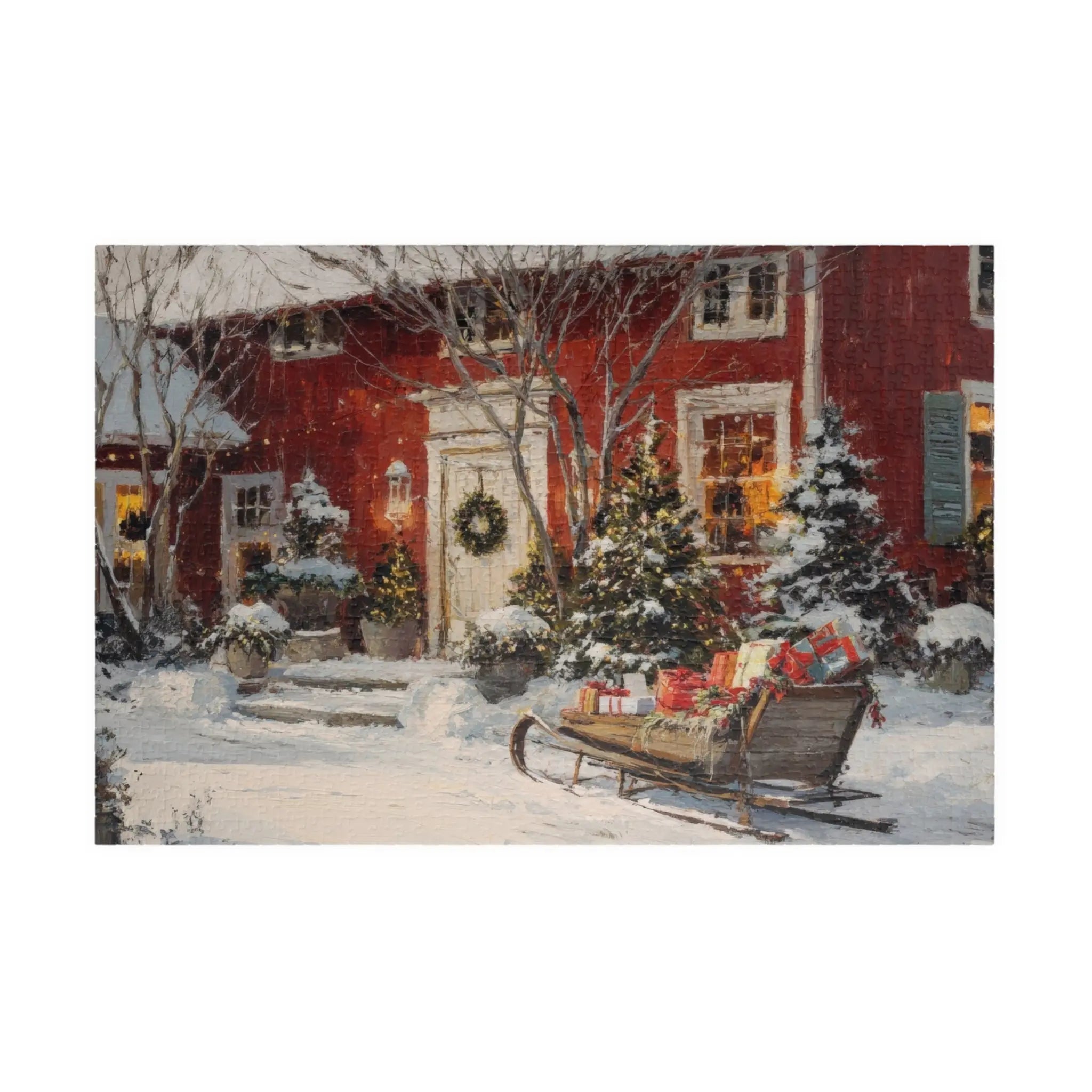 Jigsaw Puzzle: Winter Holiday House - Jigsaw Puzzle Studios - Main