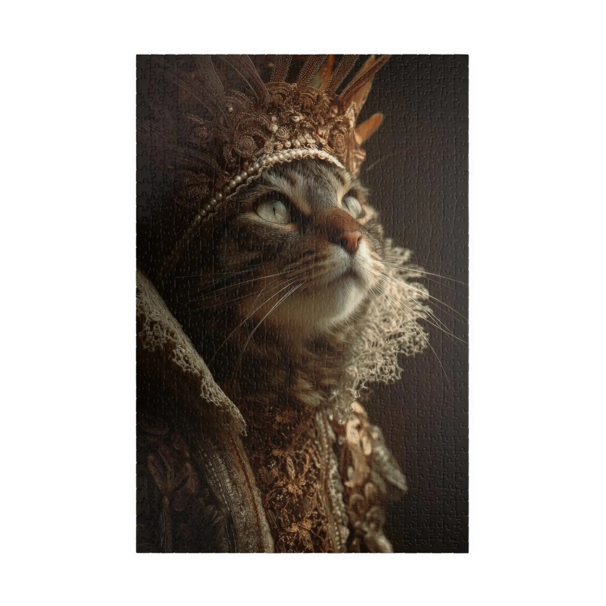 Customizable Jigsaw Puzzle: Regal Victorian Cat - Jigsaw Puzzle Studios - Main