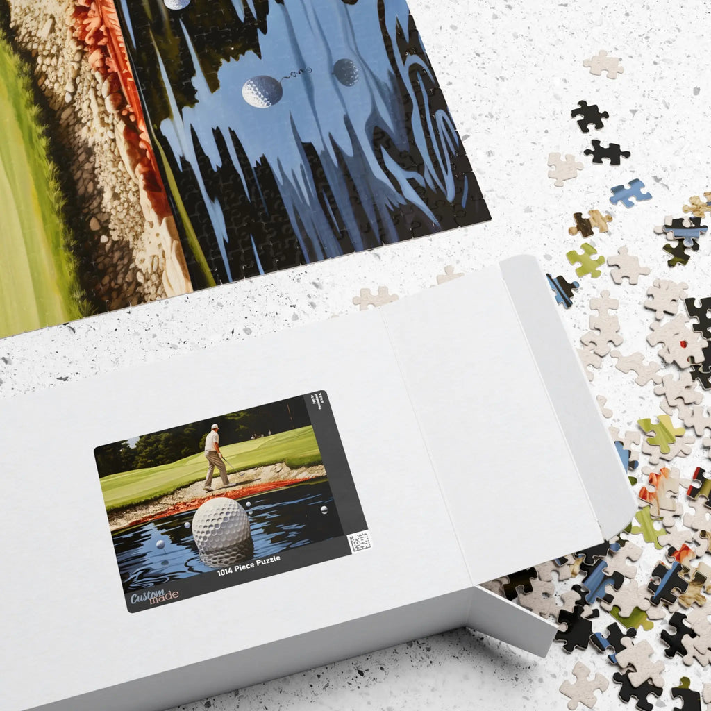 Jigsaw Puzzle: Golf : Exercise in Frustration - Jigsaw Puzzle Studios - Box