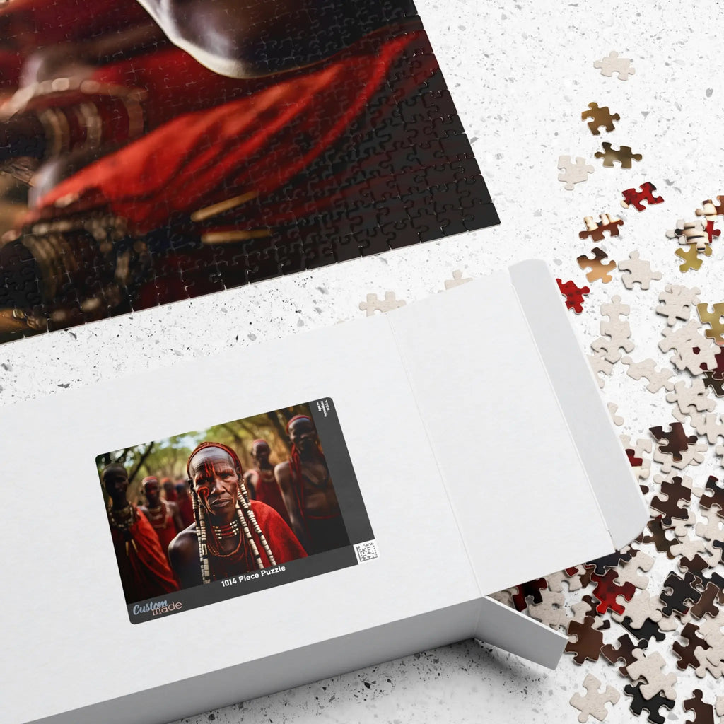 Jigsaw Puzzle: Afaris Tribe - Jigsaw Puzzle Studios - Box