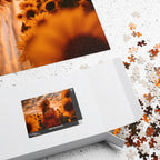 Customizable Jigsaw Puzzle: Enjoying Sunflowers - Jigsaw Puzzle Studios - Box