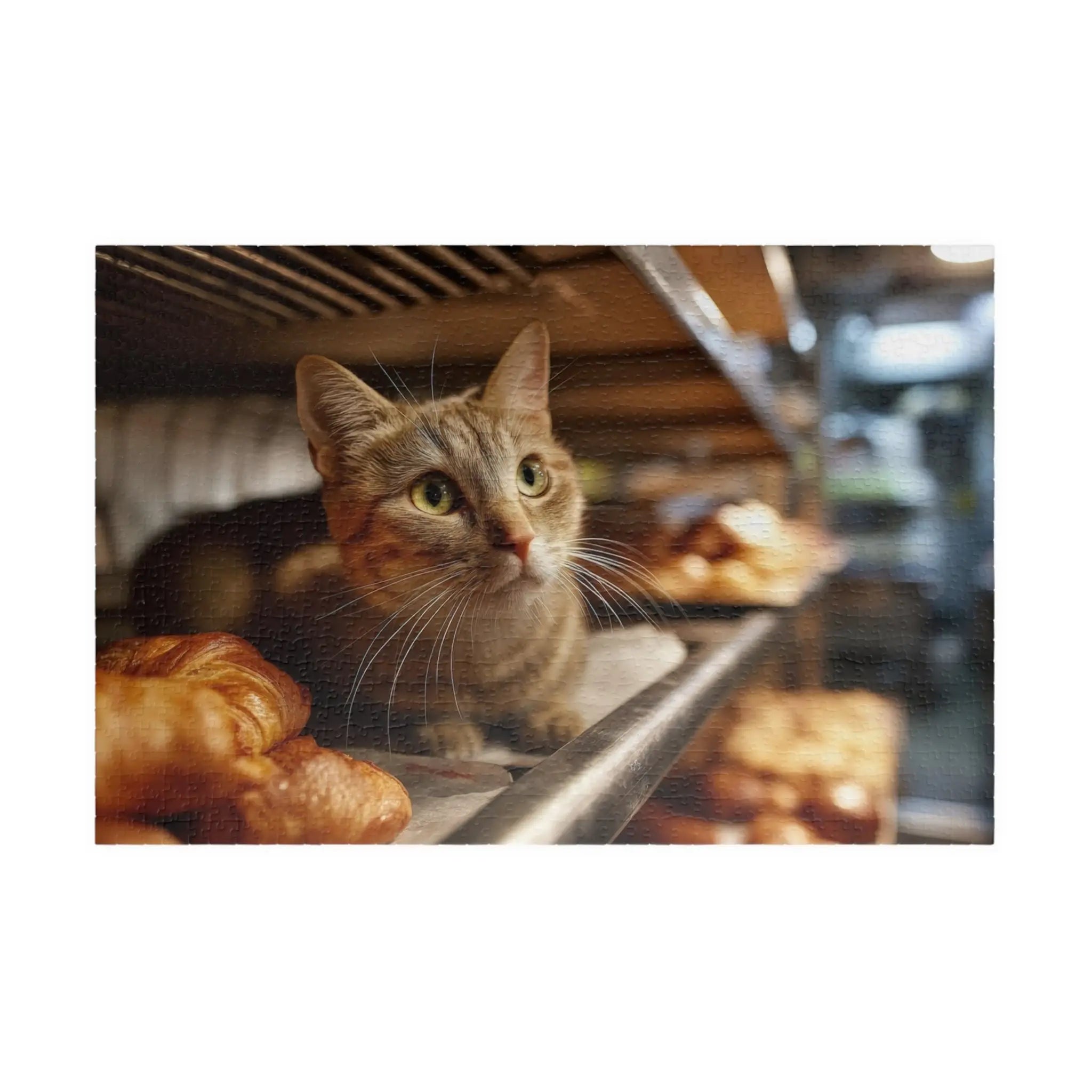 Customizable Jigsaw Puzzle: Cozy Bakery Cat - Jigsaw Puzzle Studios - Main