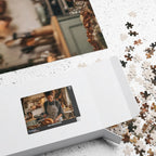Customizable Jigsaw Puzzle: Thanksgiving Kitchen - Jigsaw Puzzle Studios - Box