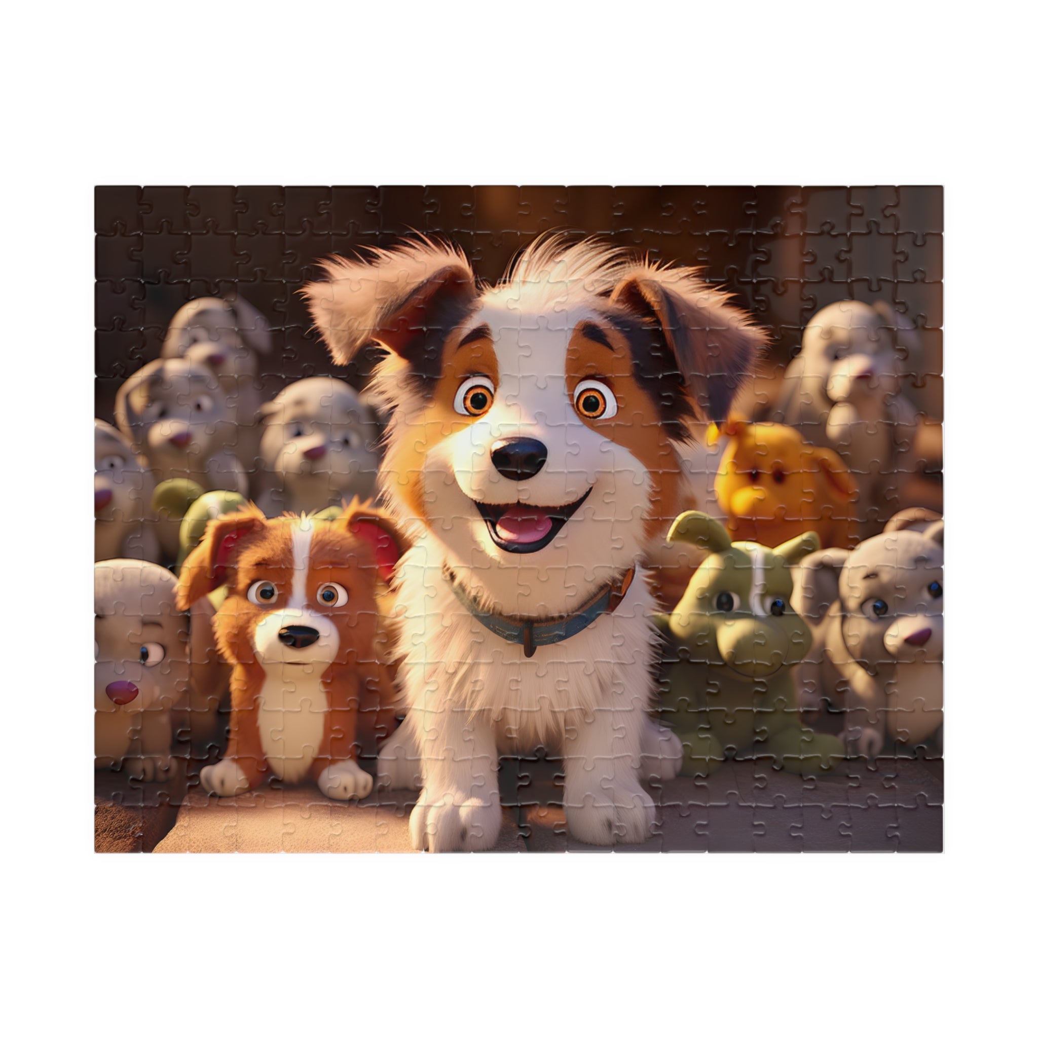 Puppy Loves His Stuffies