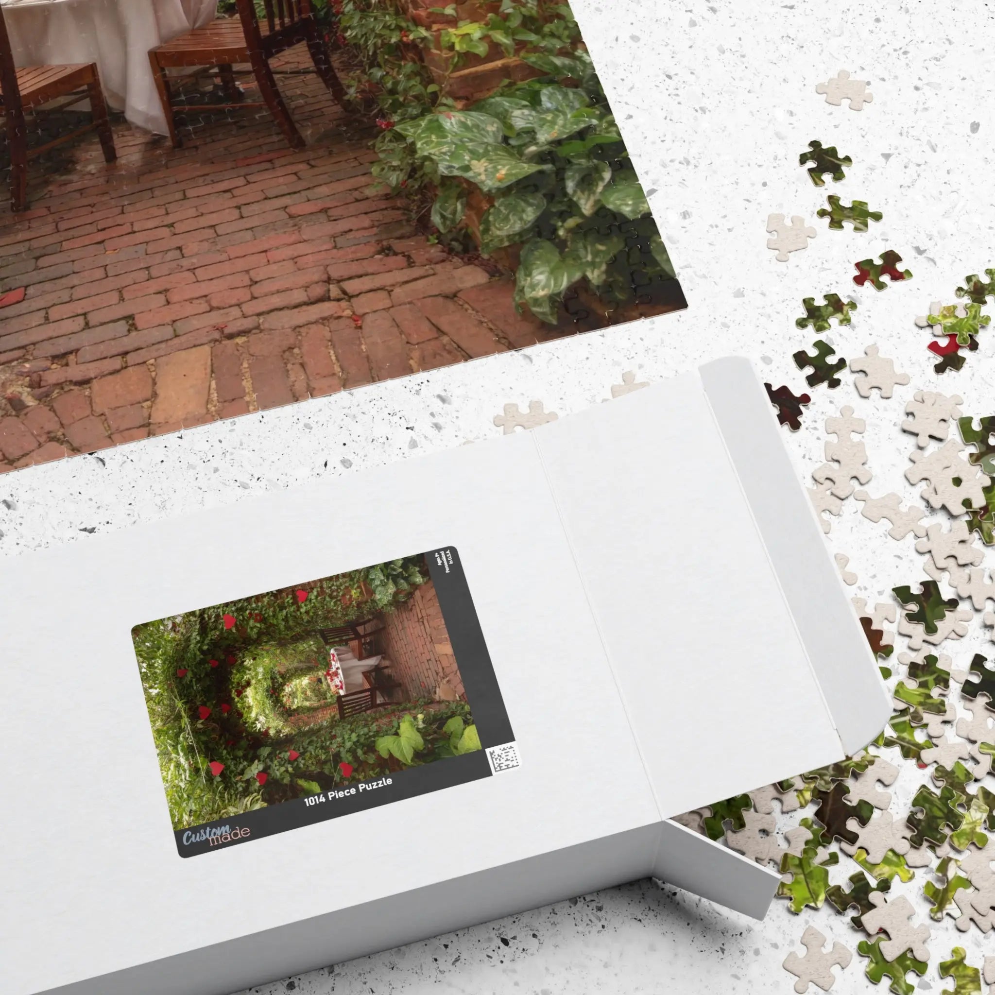Jigsaw Puzzle: Rose-Arbor Romance - Jigsaw Puzzle Studios - Box