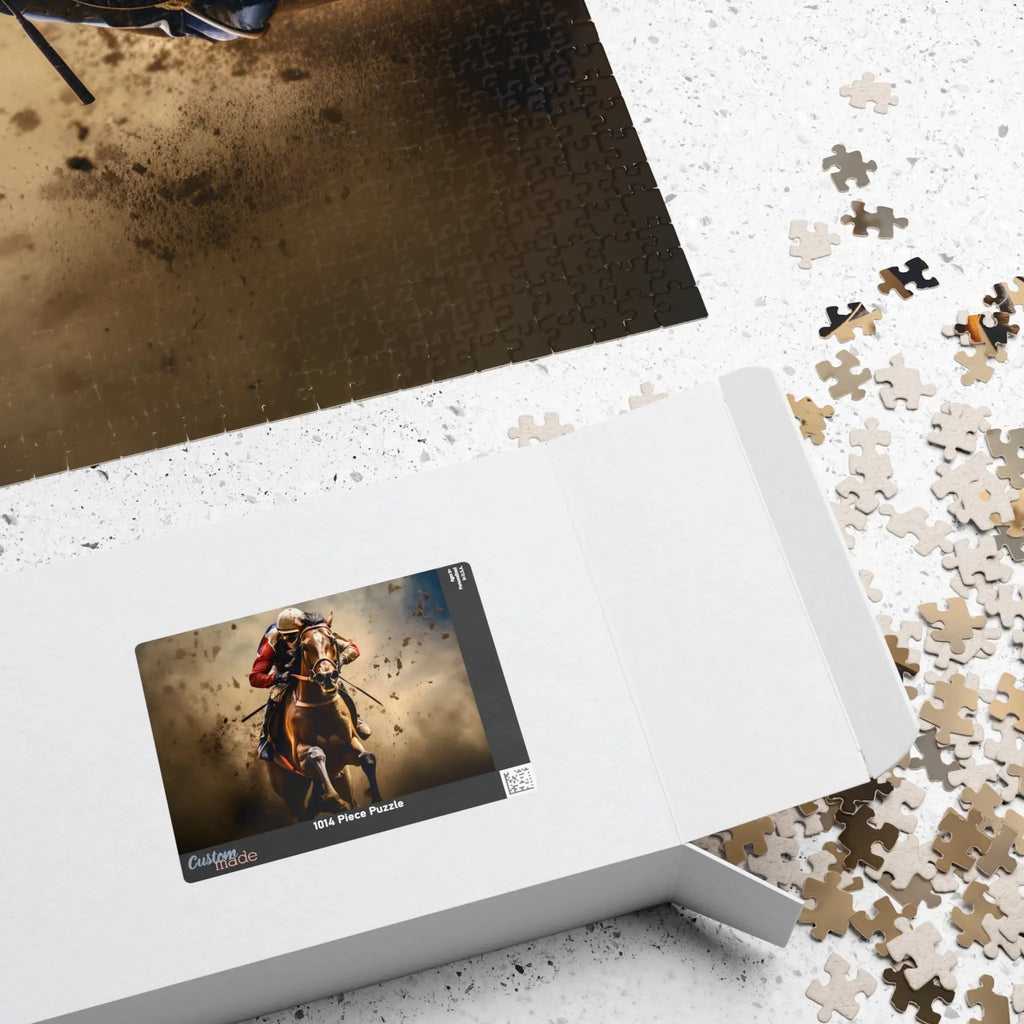 Jigsaw Puzzle: Off to the Races - Jigsaw Puzzle Studios - Box