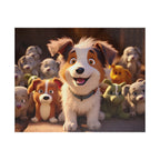 Puppy Loves His Stuffies