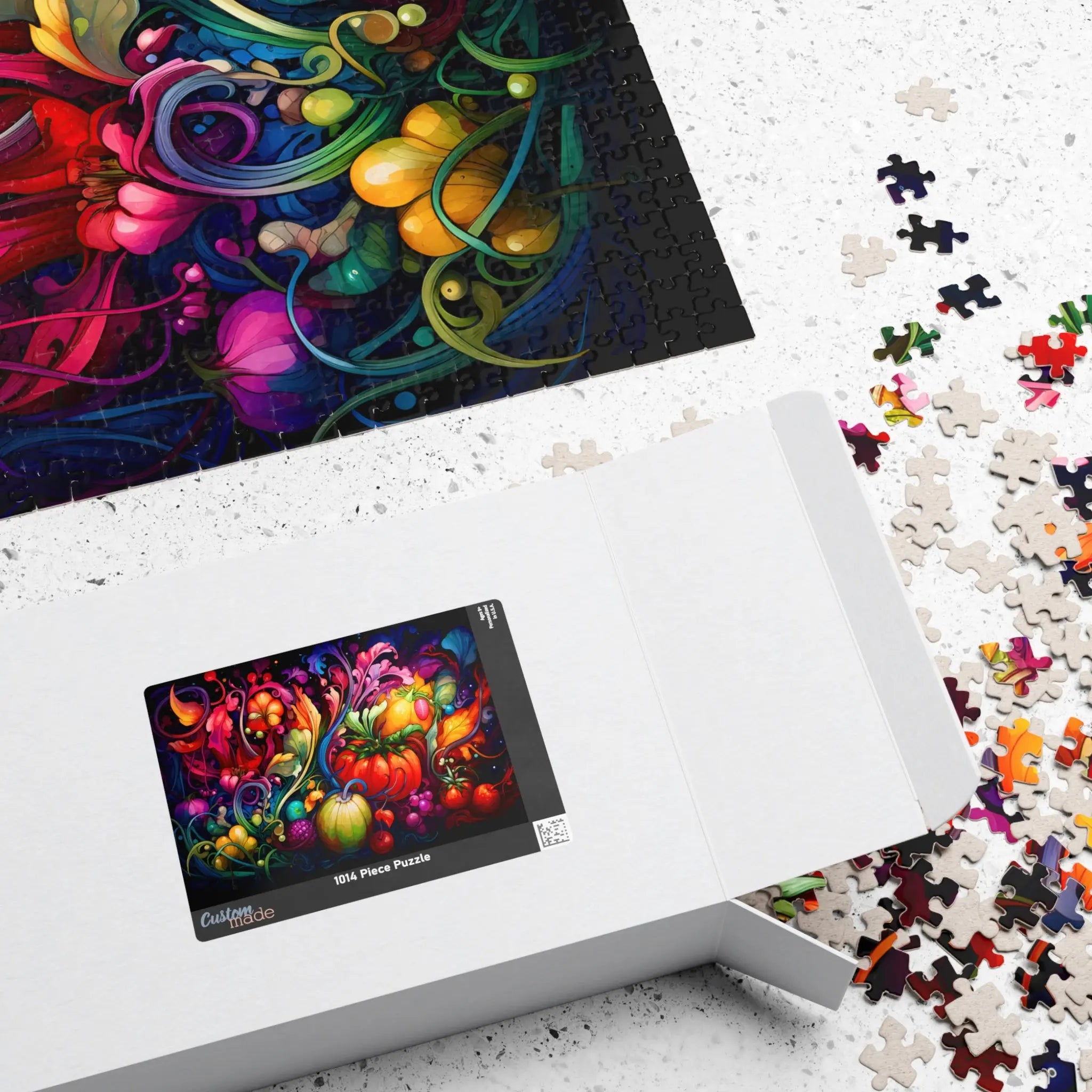 Jigsaw Puzzle: Colorful Cornucopia Garden - Jigsaw Puzzle Studios - Box
