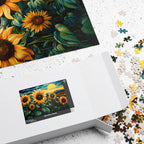 Jigsaw Puzzle: Sunflower Sunrise - Jigsaw Puzzle Studios - Box