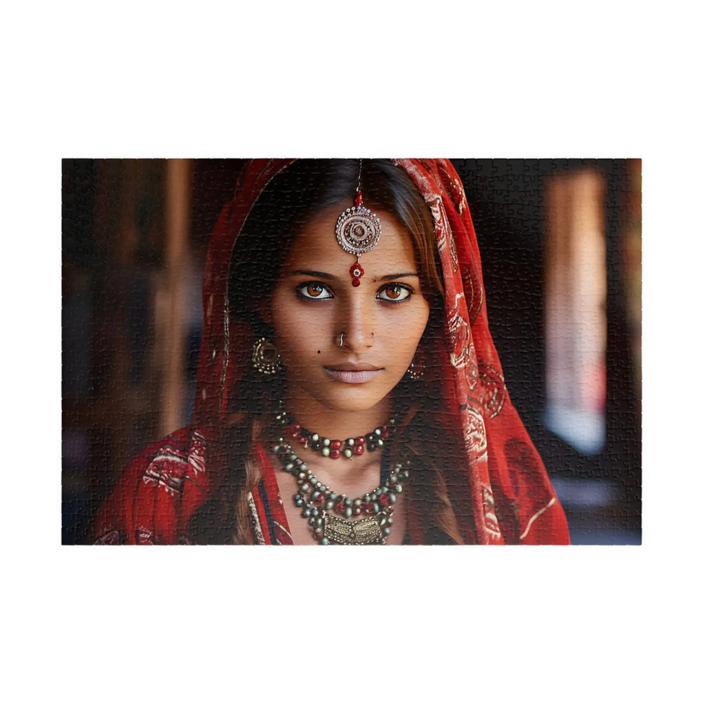 Customizable Jigsaw Puzzle: Woman from India - Jigsaw Puzzle Studios - Main