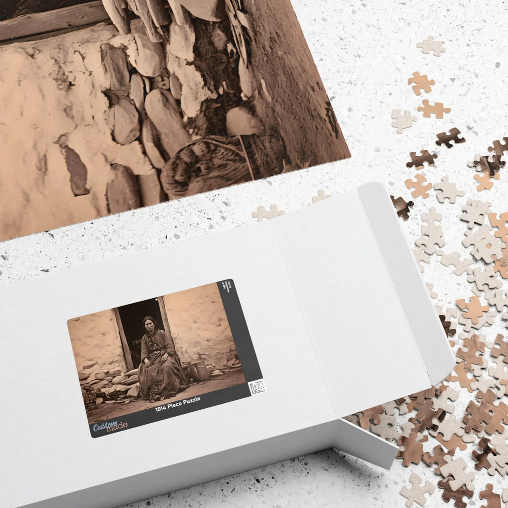 Customizable Jigsaw Puzzle: Woman in Idaho in 1890 - Jigsaw Puzzle Studios - Box
