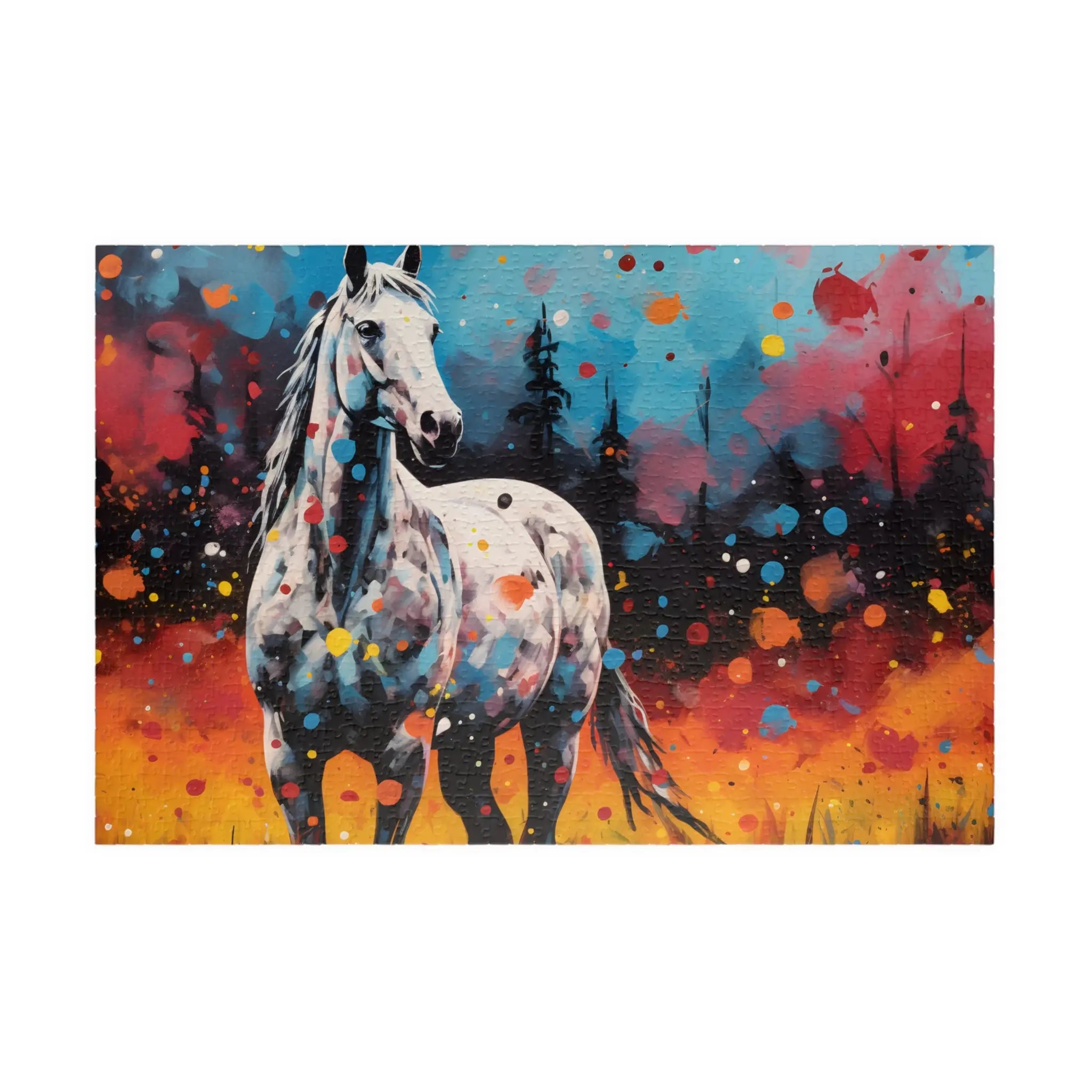 Customizable Jigsaw Puzzle: Horse Spotting - Jigsaw Puzzle Studios - Main