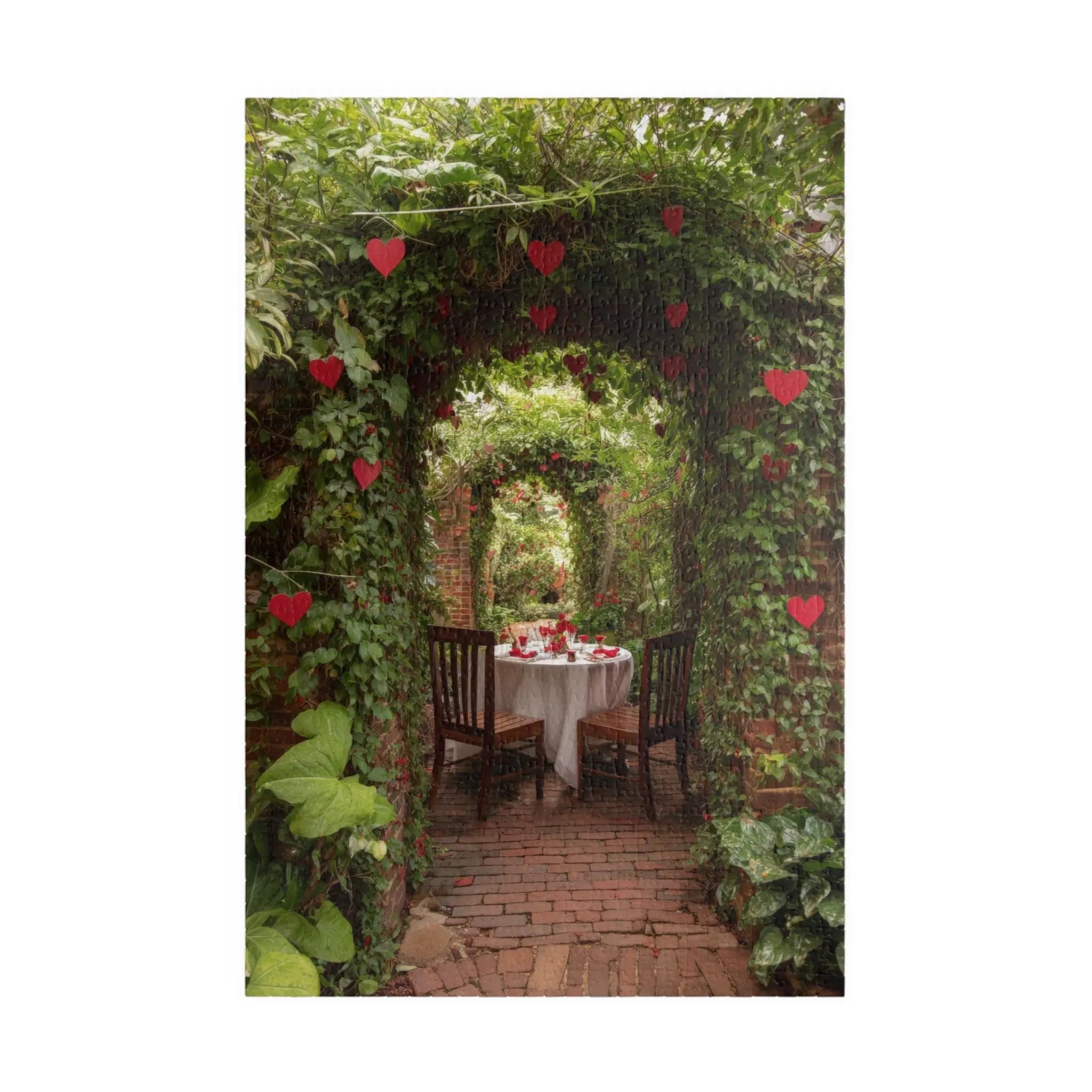 Jigsaw Puzzle: Rose-Arbor Romance - Jigsaw Puzzle Studios - Main