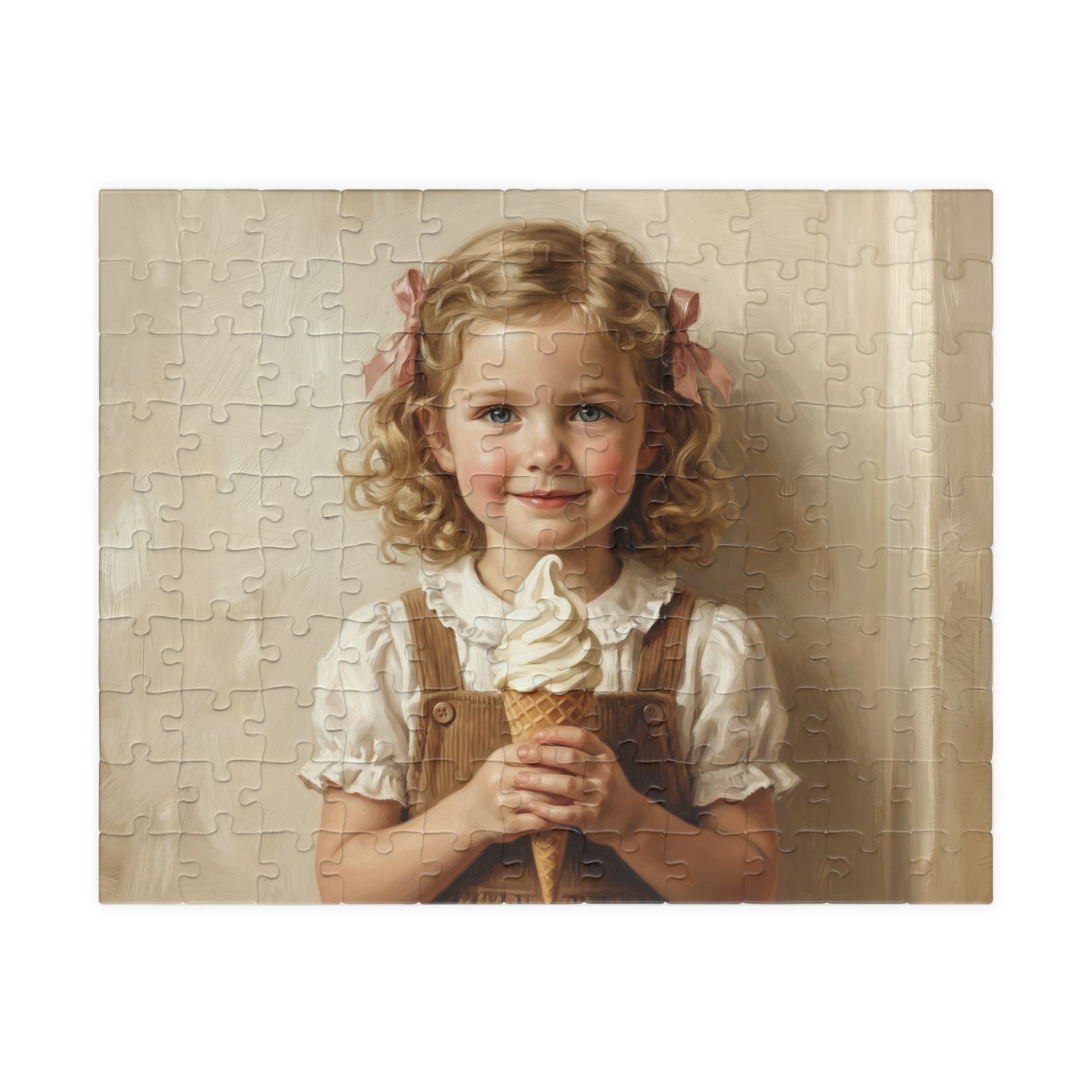 A Girl and Her Ice Cream