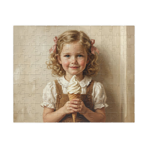 A Girl and Her Ice Cream