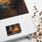 Customizable Jigsaw Puzzle: Helping Roast Marshmallows - Jigsaw Puzzle Studios - Box