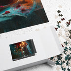 Jigsaw Puzzle: Romantic Candlelit Valentine's Day Dessert - Jigsaw Puzzle Studios - Box