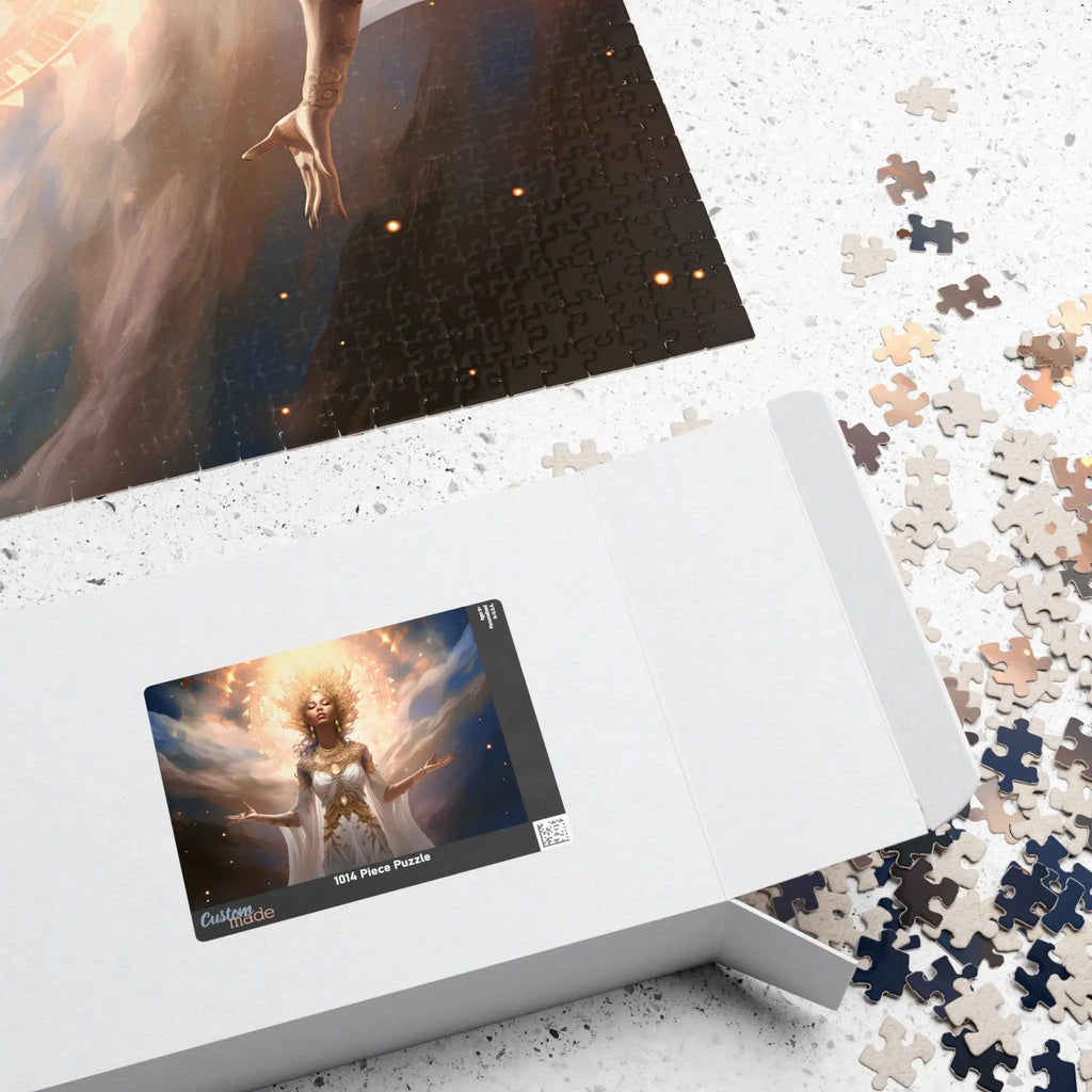 Customizable Jigsaw Puzzle: Egyptian God Nut - Jigsaw Puzzle Studios - Box