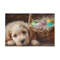Customizable Jigsaw Puzzle: Puppy & Easter Eggs - Jigsaw Puzzle Studios - Main