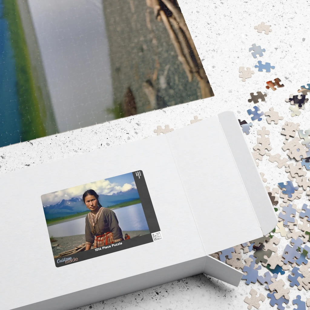 Customizable Jigsaw Puzzle: Woman in Alaska in 1959 - Jigsaw Puzzle Studios - Box