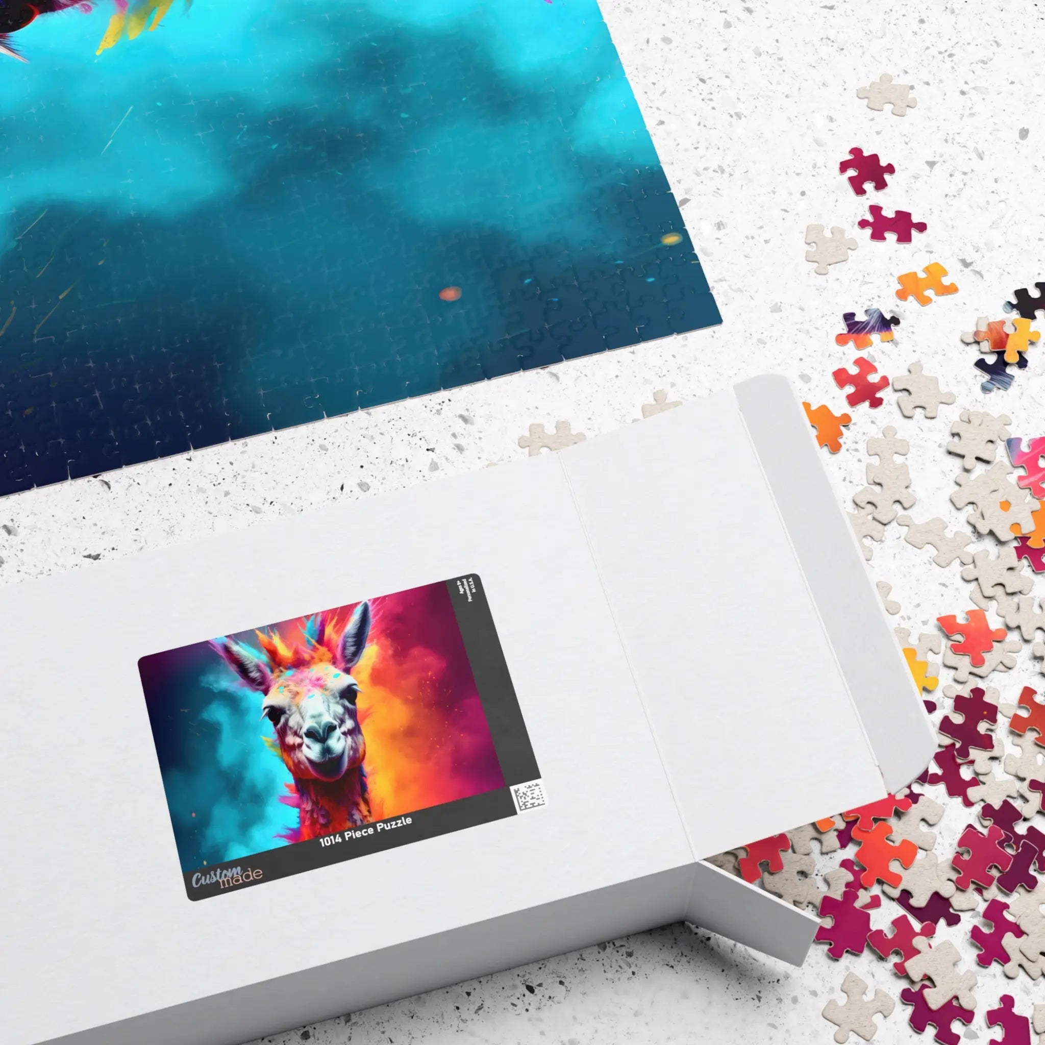 Jigsaw Puzzle: Wild Llama - Jigsaw Puzzle Studios - Box