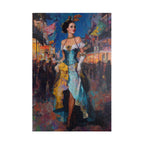 Customizable Jigsaw Puzzle: Vintage Mardi Gras Carnival Lady - Jigsaw Puzzle Studios - Main